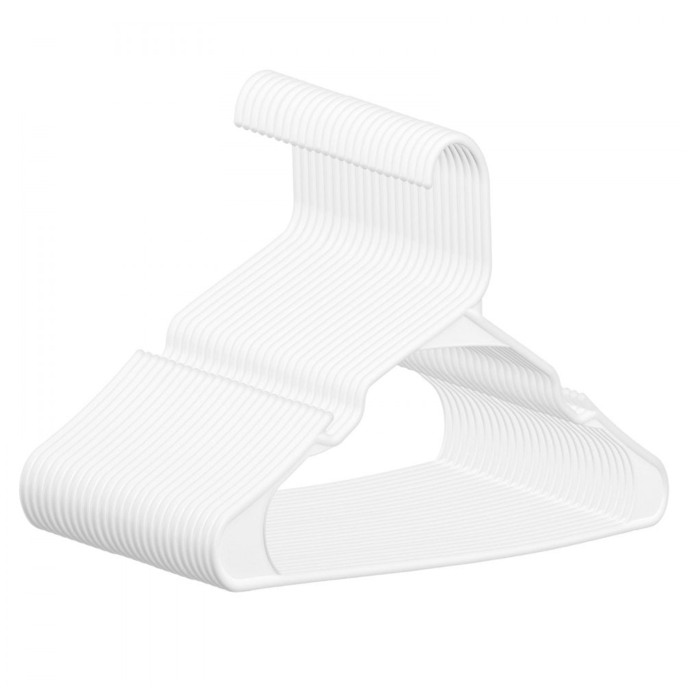 SW7731 - Space-Saving 0.2 in Plastic Non-Slip Hangers, 50 Pack