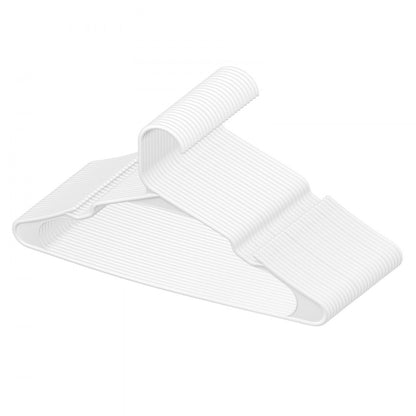 SW7731 - Space-Saving 0.2 in Plastic Non-Slip Hangers, 50 Pack