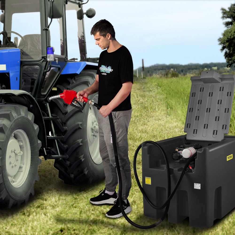 YDIES4OOL-E 116 Gallon Portable Diesel Tank with 12V Transfer Pump