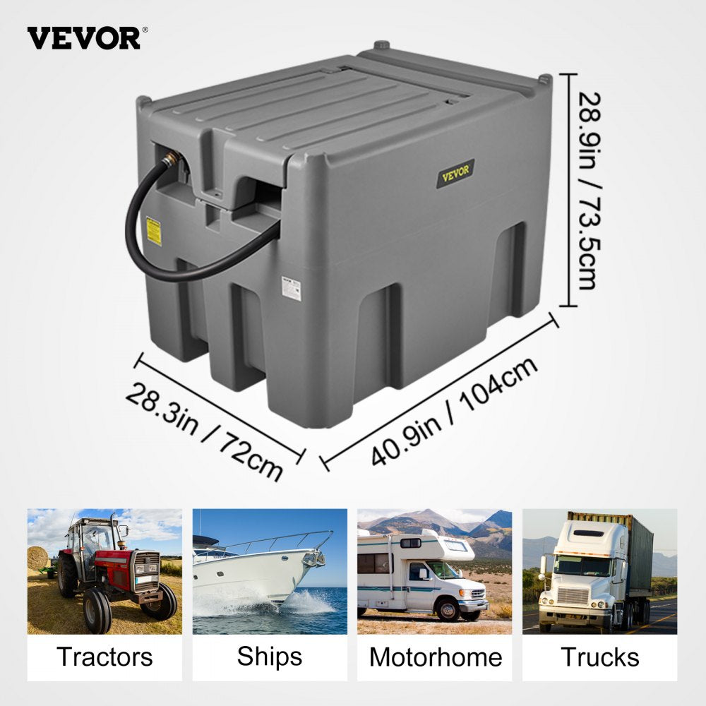 YDIES4OOL-E - 116 Gallon Polyethylene Diesel Tank with 12V Pump