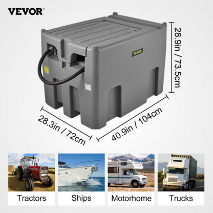 YDIES4OOL-E - 116 Gallon Polyethylene Diesel Tank with 12V Pump