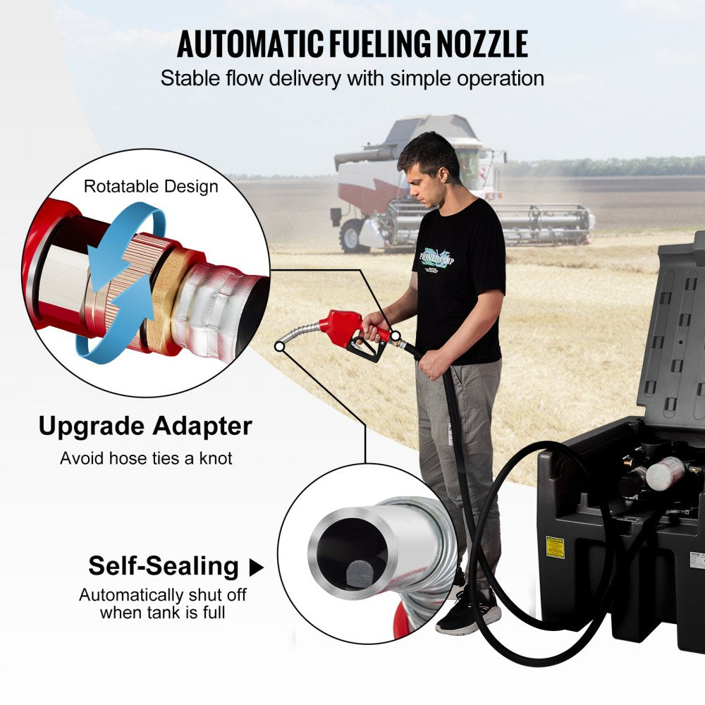 YDIES2OOL-E - 58 Gallon Portable Diesel Tank with 10.6 GPM Pump