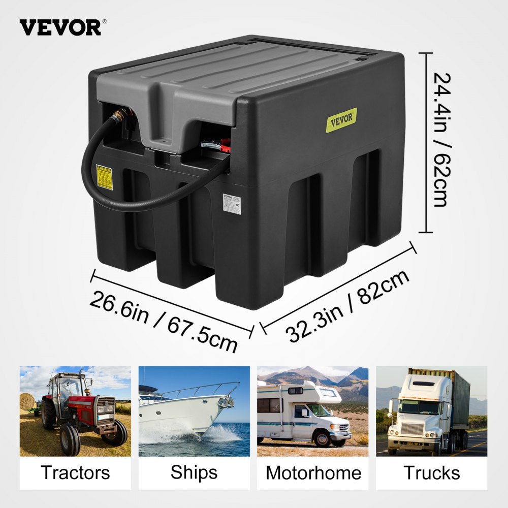 YDIES2OOL-E - 58 Gallon Portable Diesel Tank with 10.6 GPM Pump