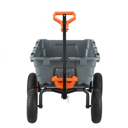 TC4273 - 1200 lbs VEVOR Dump Cart with 2-in-1 Handle & 13-Inch Tires