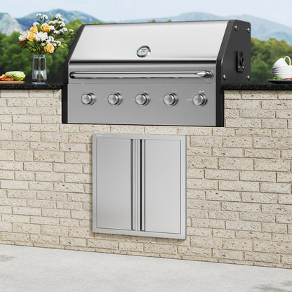 BH-005 - 24x24 Inch Stainless Steel BBQ Access Door for Outdoor Kitchens