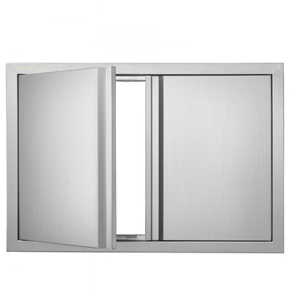 BH-008 - Sleek 30x21 Inch Stainless Steel BBQ Access Door for Outdoor Kitchens