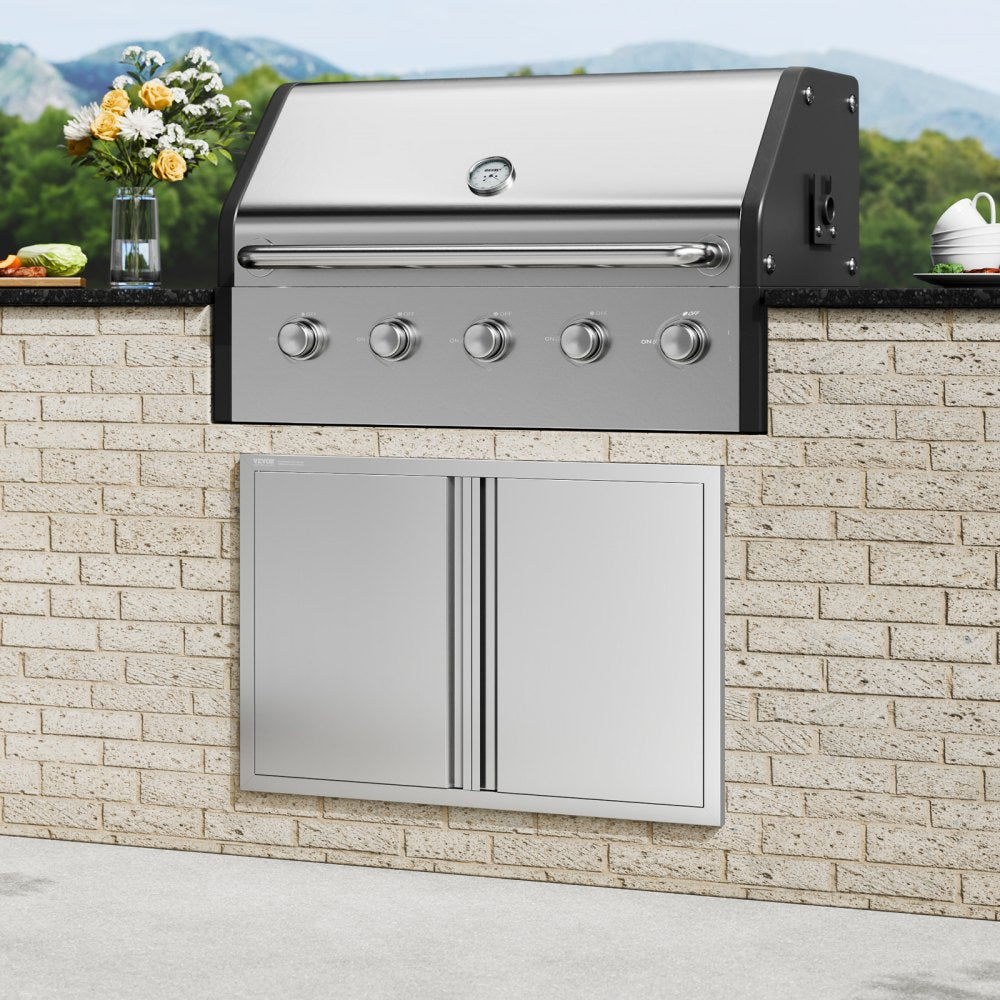 BH-012 - 36"x24" Stainless Steel BBQ Access Door for Outdoor Kitchens