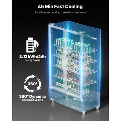 SC-760FB - 26.69 cu.ft Beverage Fridge for 832 Cans with LED Display