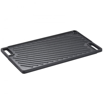GP46x26 - Versatile 9.7"x16.7" Cast Iron Griddle for Indoor/Outdoor Cooking