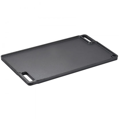 GP46x26 - Versatile 9.7"x16.7" Cast Iron Griddle for Indoor/Outdoor Cooking