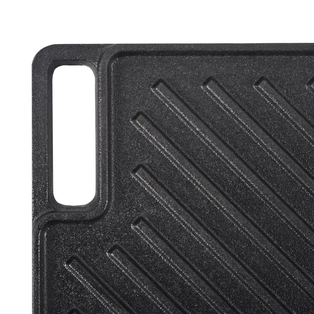 GP46x26 - Versatile 9.7"x16.7" Cast Iron Griddle for Indoor/Outdoor Cooking