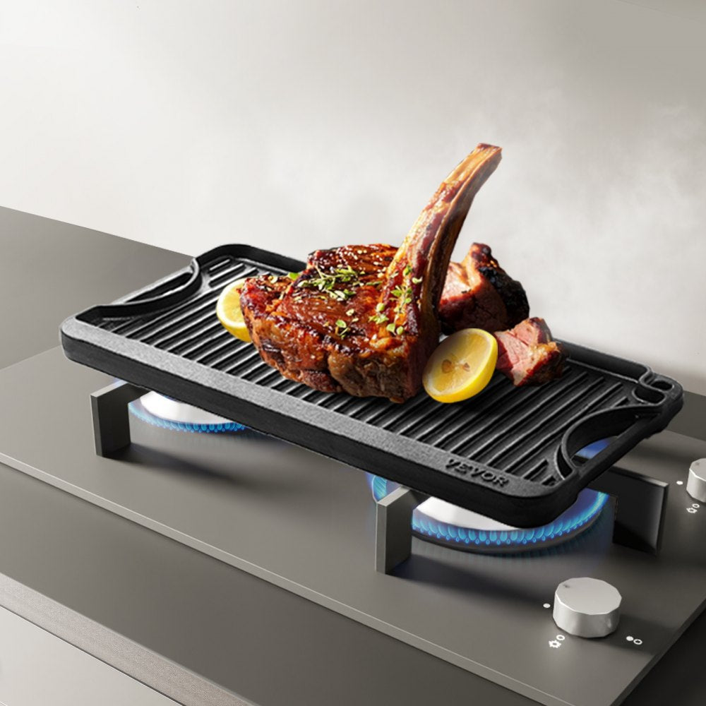 GP20x10 - Durable Reversible Griddle Pan for Even Cooking