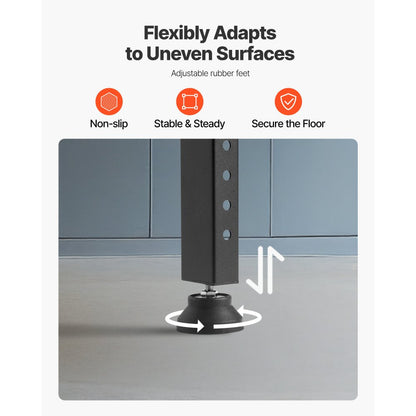 M4820 - Adjustable 48" VEVOR Workbench with Power Outlets & Hardwood Top