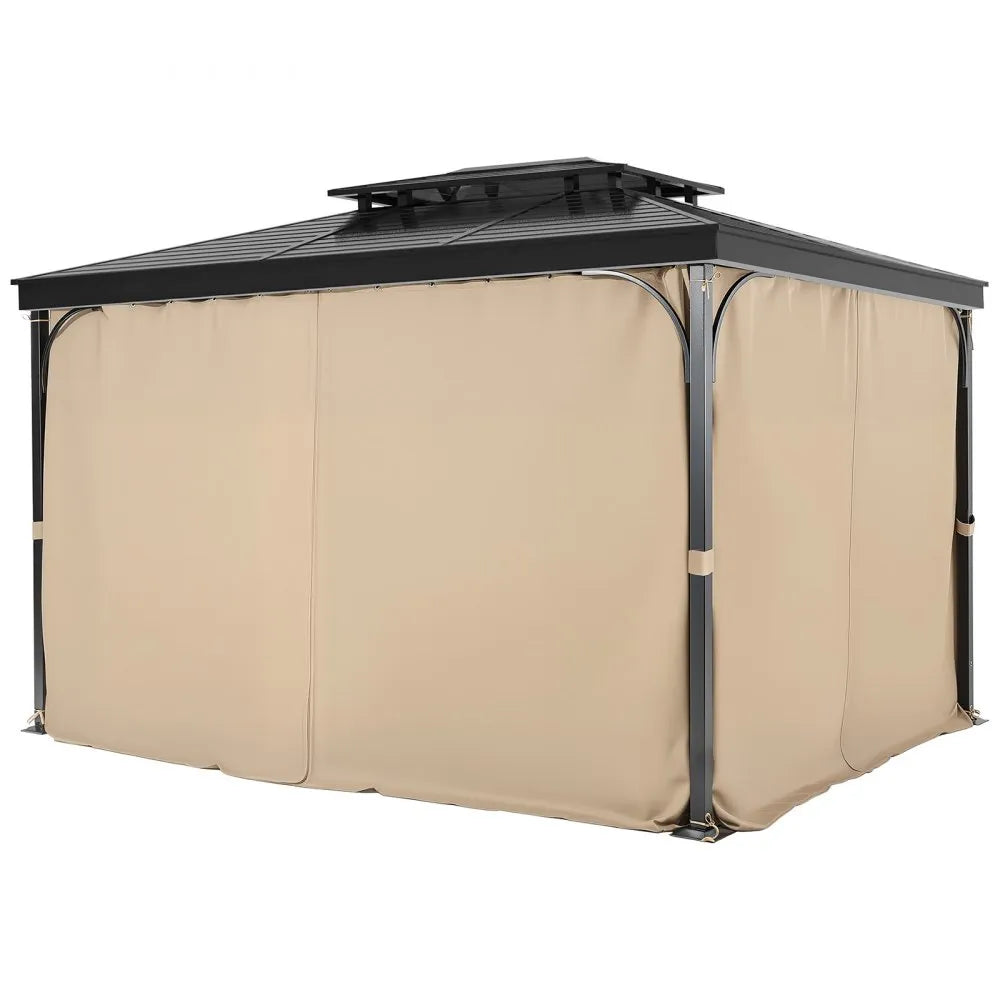 JDC-36LLBE - Waterproof 10’ x 12’ Gazebo Curtain with Double-Sided Zipper