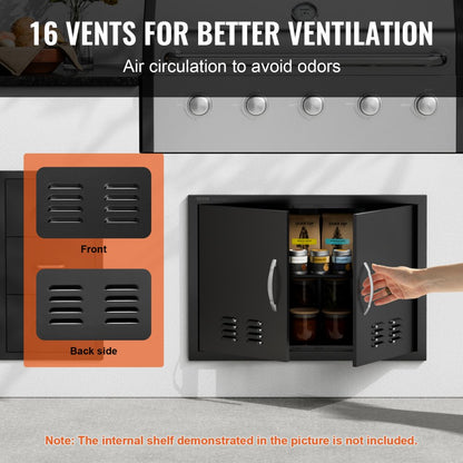 B008S - Durable 30x21 Inch Stainless Steel BBQ Access Door for Outdoor Kitchens