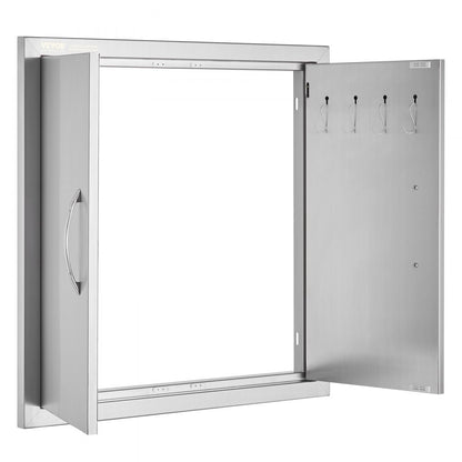 B011S - 24x24 Inch Stainless Steel BBQ Access Door with Magnetic Latches