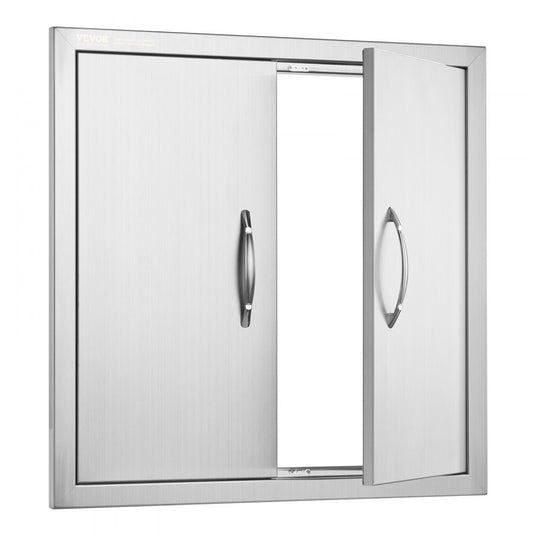 B011S - 24x24 Inch Stainless Steel BBQ Access Door with Magnetic Latches