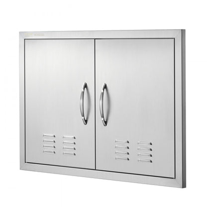B010S - Durable 30x21 Inch Stainless Steel BBQ Access Door for Outdoor Kitchens