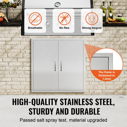 B003S - 31x31 Inch Stainless Steel BBQ Access Door for Outdoor Kitchens