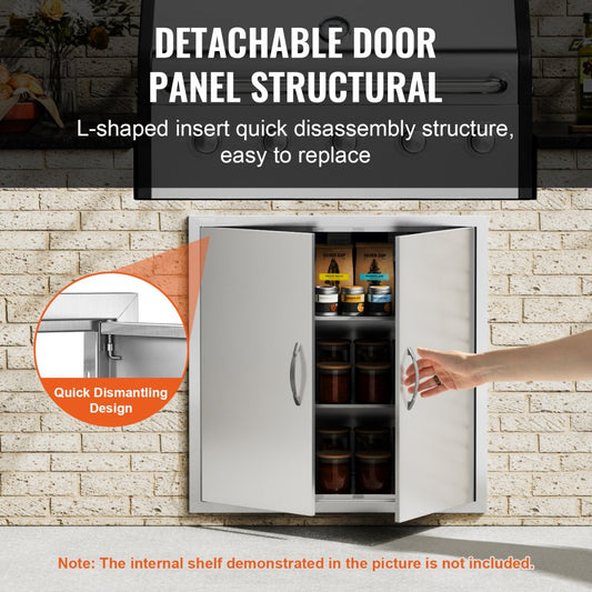 B003S - 31x31 Inch Stainless Steel BBQ Access Door for Outdoor Kitchens