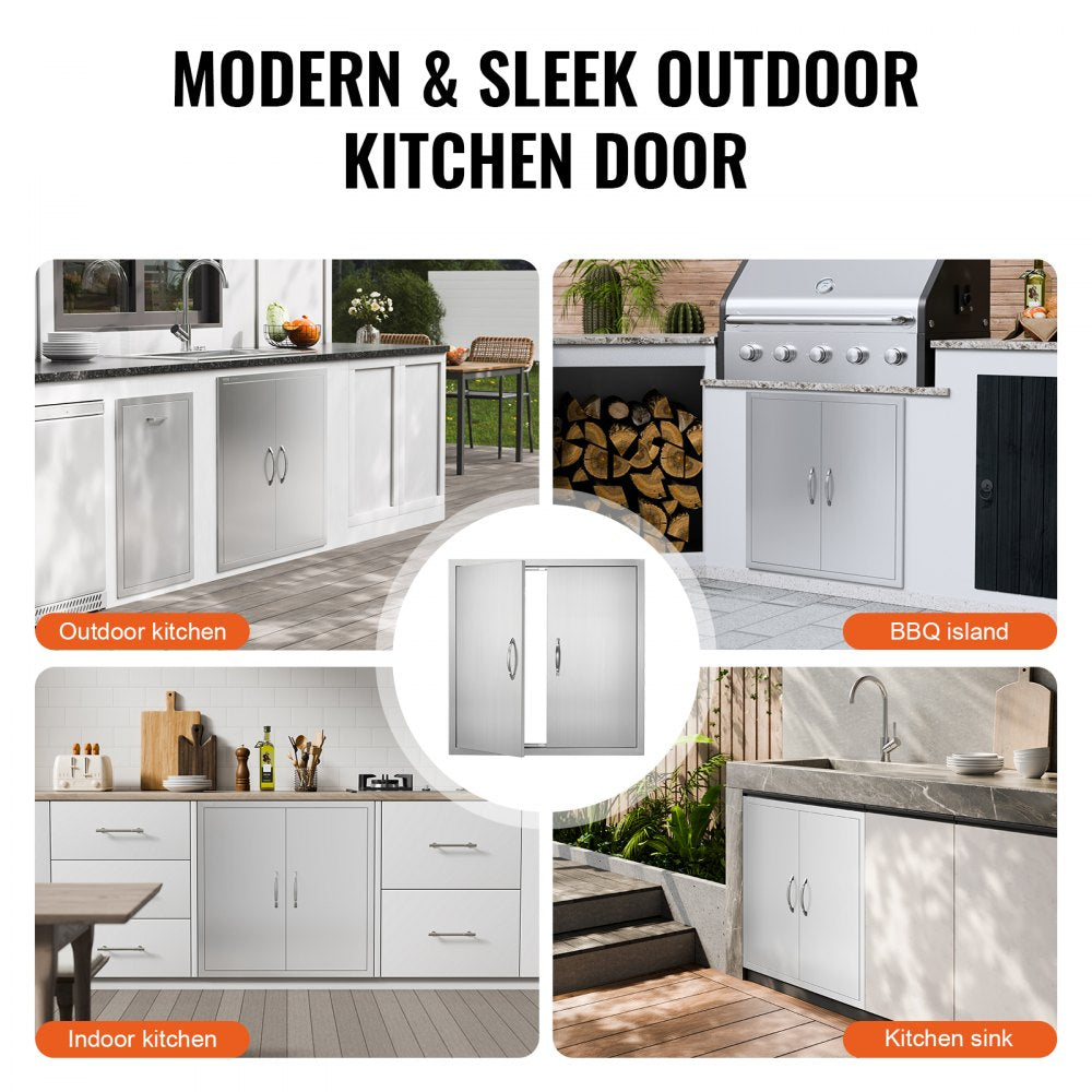B003S - 31x31 Inch Stainless Steel BBQ Access Door for Outdoor Kitchens