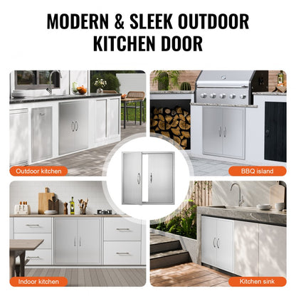B003S - 31x31 Inch Stainless Steel BBQ Access Door for Outdoor Kitchens