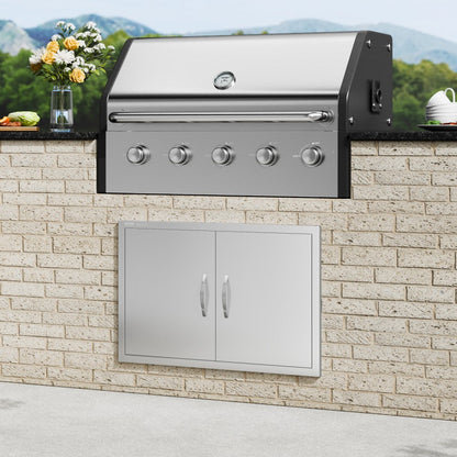 B007S - Durable Stainless Steel BBQ Access Door for Outdoor Kitchens