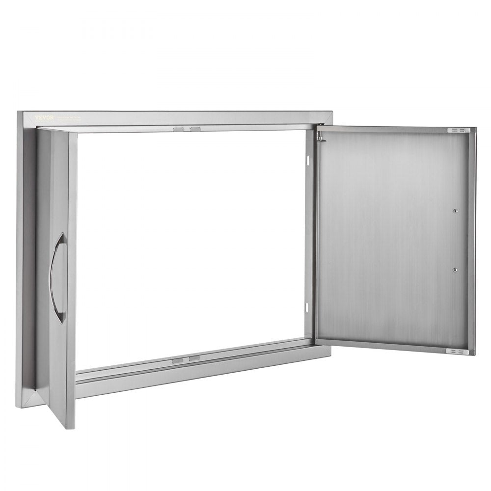 B007S - Durable Stainless Steel BBQ Access Door for Outdoor Kitchens