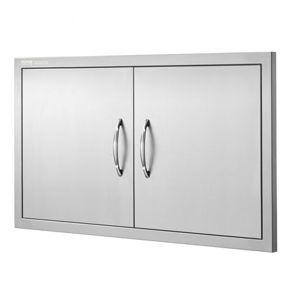 B006S - 34" x 19" Stainless Steel BBQ Access Door for Outdoor Kitchens