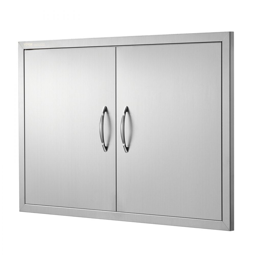 BH-017 - Durable 35"W x 24"H Stainless Steel BBQ Access Door for Outdoor Kitchens