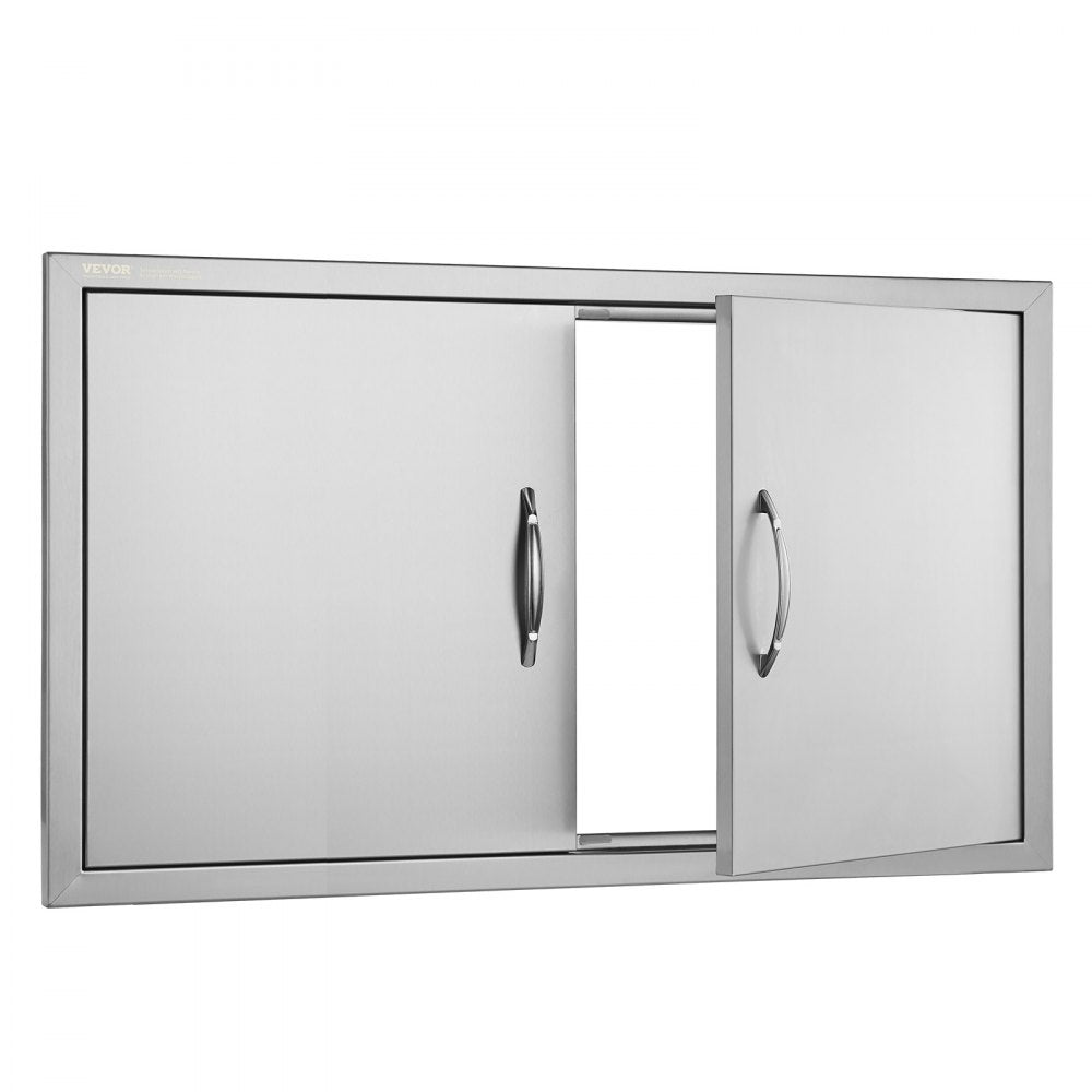 B005S - Durable 36W x 21H Inch Stainless Steel BBQ Access Door