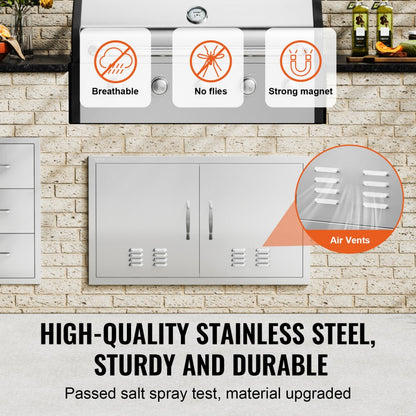 BH-018 - 36" Stainless Steel BBQ Access Door for Outdoor Kitchens
