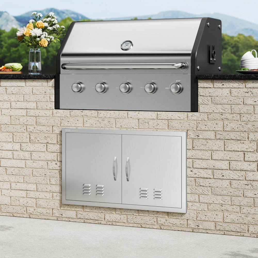 BH-018 - 36" Stainless Steel BBQ Access Door for Outdoor Kitchens
