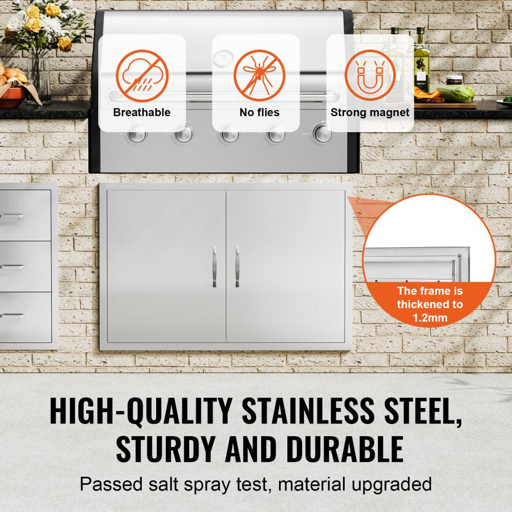 BH-020 - 39" x 26" Stainless Steel Access Door for Outdoor Kitchens