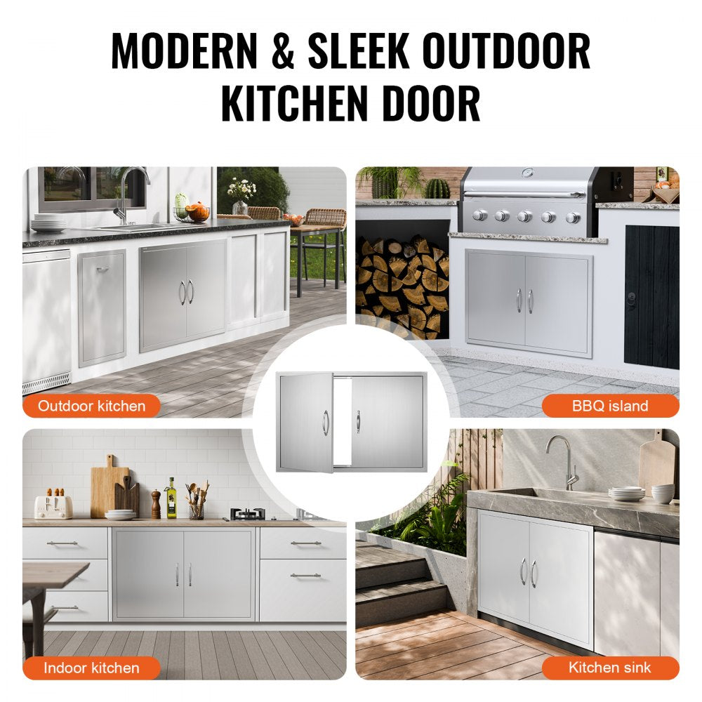 BH-020 - 39" x 26" Stainless Steel Access Door for Outdoor Kitchens