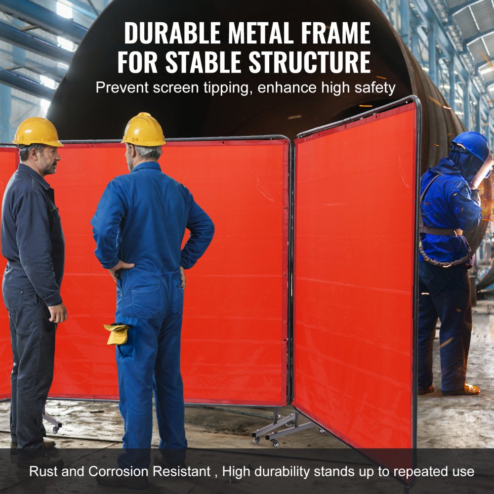 XU-2314 - 6' x 6' Flame-Resistant Welding Screen with UV Protection