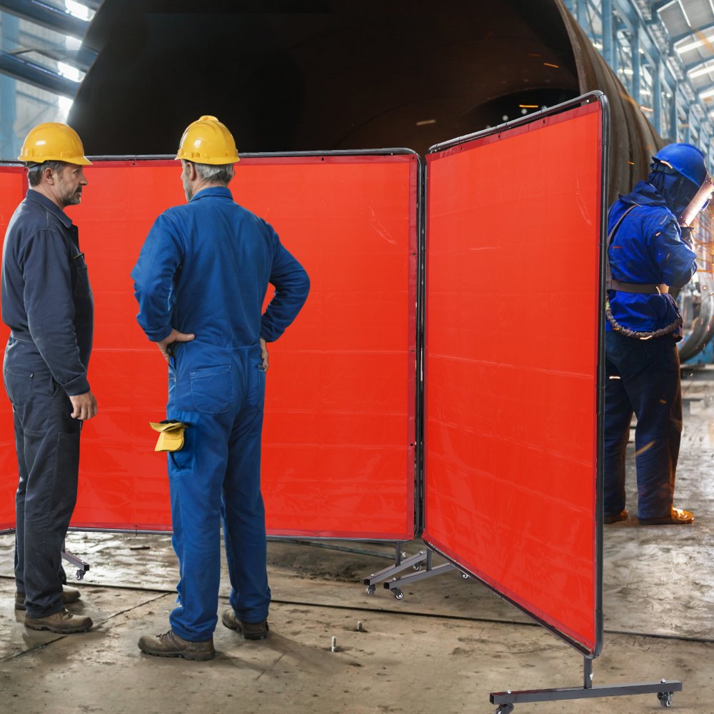 XU-2314 - 6' x 6' Flame-Resistant Welding Screen with UV Protection