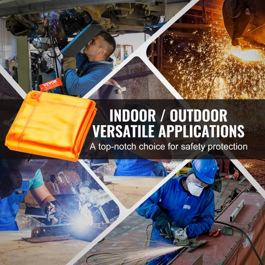 XU-2318 - 3-Panel 6' x 8' VEVOR Welding Safety Screen