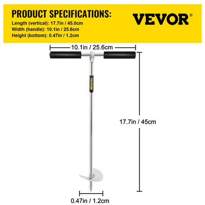 VV-SA-18 - 18" Rust-Proof Stainless Steel Sand Anchor for Boats