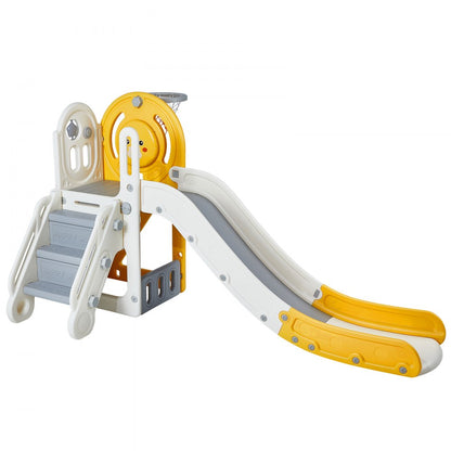 FE-HT-MYY04 - Toddler Slide with Basketball Hoop - 73.23 in for Kids