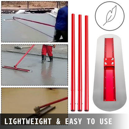 010575159239 - Lightweight 1200x300mm Bull Float for Smooth Concrete Finishing