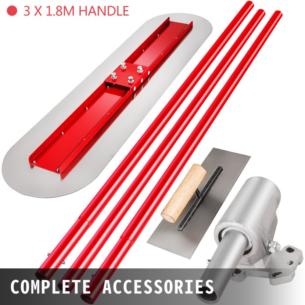 010575159239 - Lightweight 1200x300mm Bull Float for Smooth Concrete Finishing