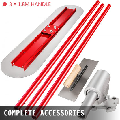 010575159239 - Lightweight 1200x300mm Bull Float for Smooth Concrete Finishing