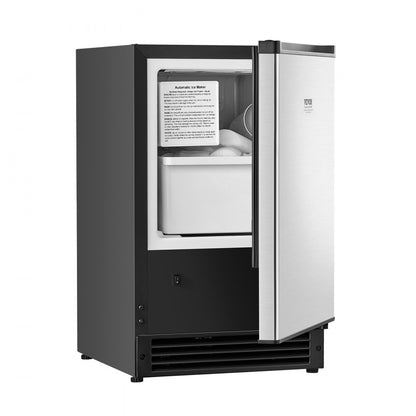 IMC20 - Built-in 15 lbs/Day Ice Maker with Reversible Stainless Steel Door