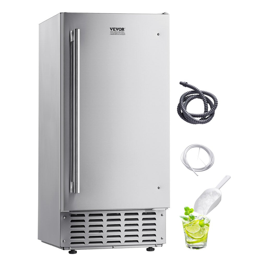 HBZB-30N - 66 Lbs/Day Built-in Ice Maker with Stainless Steel Reversible Door