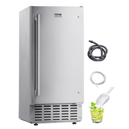 HBZB-30N - 66 Lbs/Day Built-in Ice Maker with Stainless Steel Reversible Door