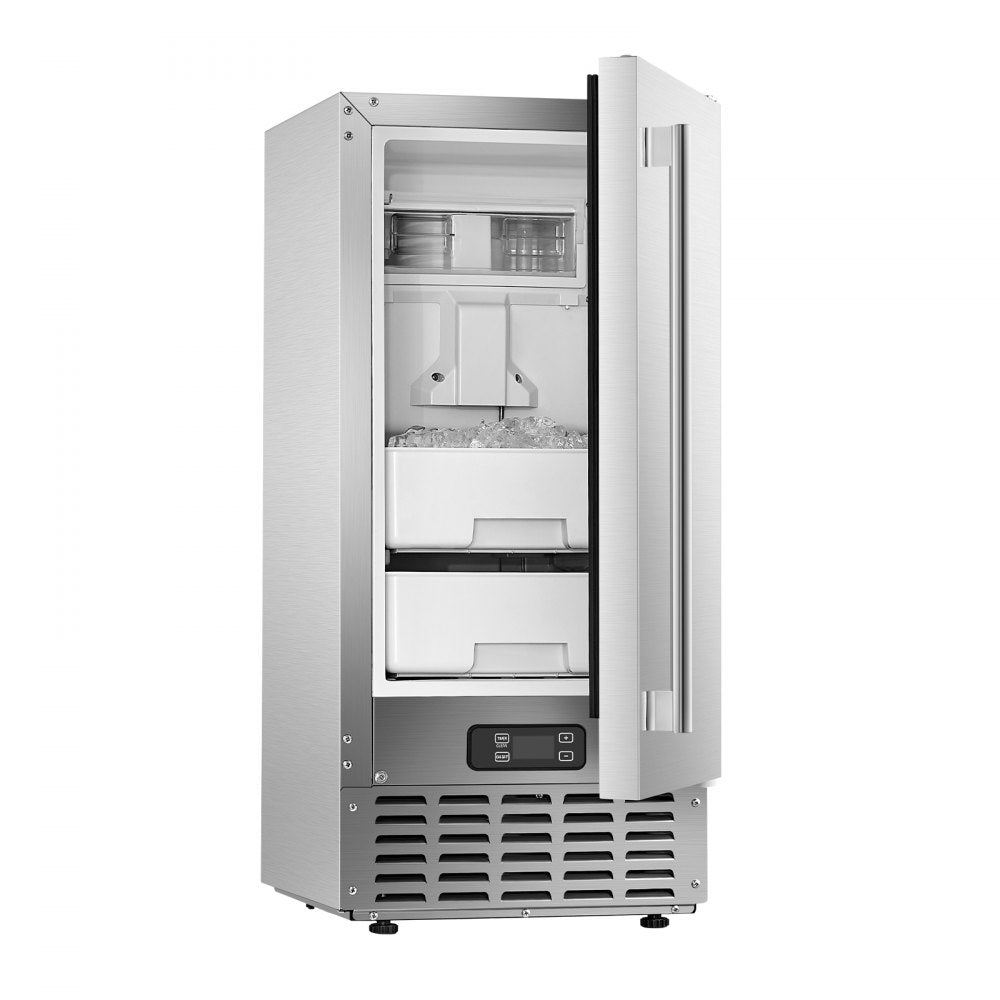 HBZB-30N - 66 Lbs/Day Built-in Ice Maker with Stainless Steel Reversible Door