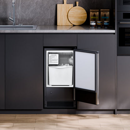 IMC25 - Built-in Ice Maker Produces 25 lbs of Crescent Ice Daily