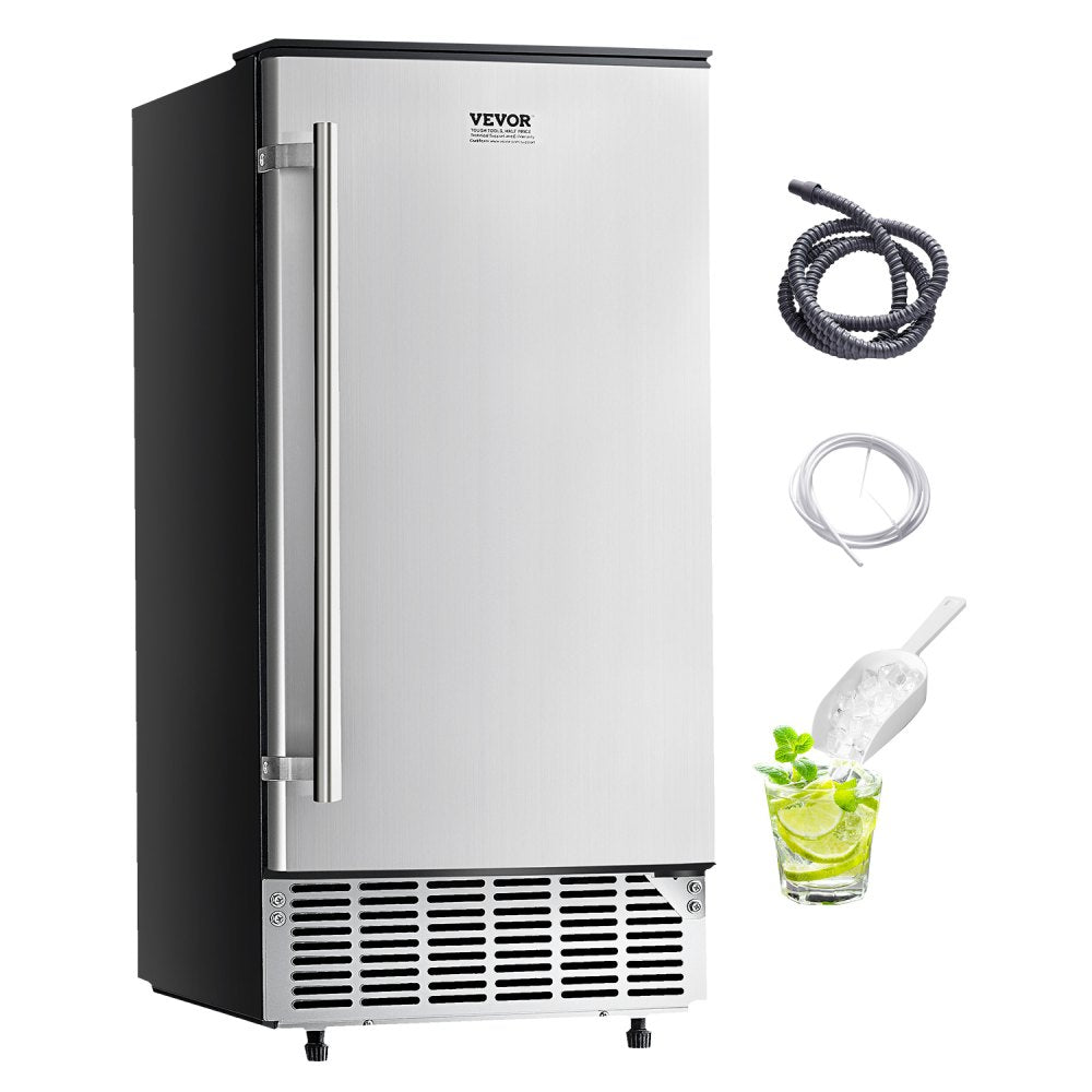 HBZB-36F - Built-in Ice Maker: 80 lbs/Day, 26 lbs Basket, Reversible Door