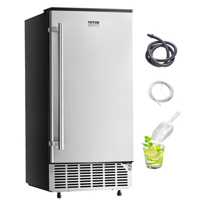 HBZB-36F - Built-in Ice Maker: 80 lbs/Day, 26 lbs Basket, Reversible Door